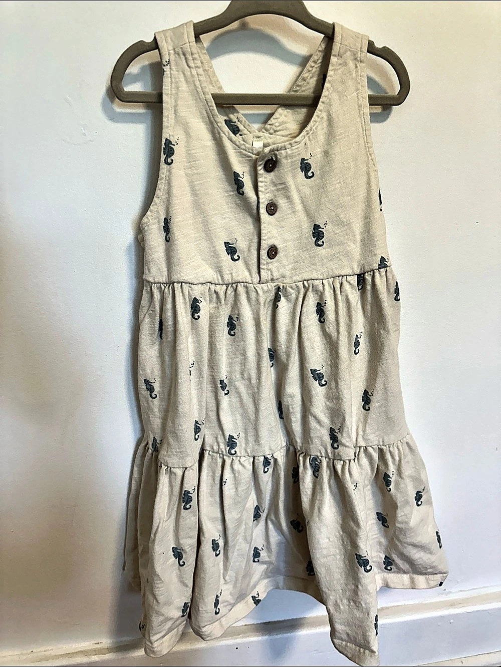Rylee & Cru Seahorse Dress (6-7)